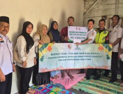 Baznas Tubaba Salurkan Bantuan Kesehatan untuk Warga Pengidap Tumor Otak Stadium 4