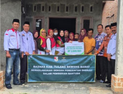 Berkolaborasi dengan YJI, Baznas Tubaba Bantu Balita Penderita Jantung Bawaan