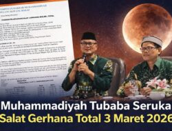Muhammadiyah Tubaba Serukan Salat Gerhana Total 3 Maret 2026
