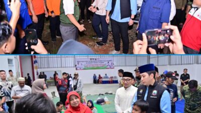 Bupati Egi Tinjau Banjir di Jati Agung Tengah Malam, 160 KK Terdampak dan Puluhan Warga Mengungsi