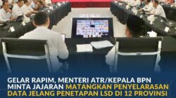 Menteri ATR/BPN Matangkan Penetapan Lahan Sawah Dilindungi di 12 Provinsi