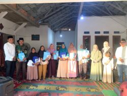 Sambut Giat Mulia Kepala Desa Dibulan Ramadhan, Bupati dan Camat Tanjung Raya Hadiri Santunan Anak Yatim di Desa Mekar Sari