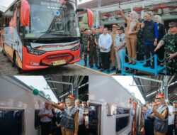 Wagub Lampung Lepas 1.886 Peserta Mudik Gratis 2026 dari Stasiun Tanjung Karang