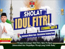 Pemkab Mesuji Pusatkan Shalat Id 1447 H di Lapangan Mekar Jaya, Bupati Ajak Warga Pererat Silaturahmi