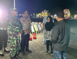 Malam Takbiran, Bupati Mesuji Bersama Forkopimda Pantau Arus Mudik dan Keamanan Alun-Alun Simpang Pematang