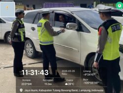 Polisi Terapkan Rekayasa Lalin di Tubaba