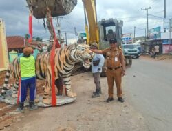 Simpang Brabasan Bakal Dihiasi Wajah Baru: Tugu Macan Segera Jadi Bundaran Macan Air Mancur Estetik.