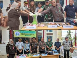 Eksekusi Inkracht, Kejari Tubaba Musnahkan Barang Bukti dari 32 Kasus