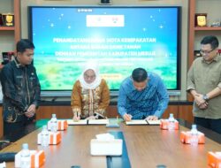 Optimalkan Potensi Daerah, Pemkab Mesuji dan Badan Bank Tanah Tanda Tangani Kesepakatan Strategis