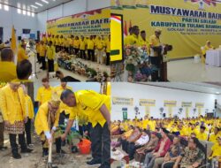 Putra Jaya Umar Pimpin Golkar Tubaba, Terpilih Aklamasi di Musda IV