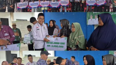 Baznas Gandeng Pemkab Salurkan Bantuan untuk Ratusan Warga di Tiga Kecamatan