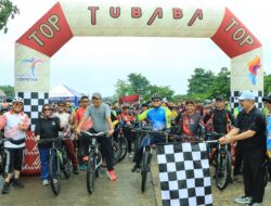 Olahraga Bersama, Tubaba Rayakan HUT ke 17 dengan Fun Bike
