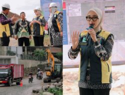 Jihan Nurlela Groundbreaking Tiga Ruas Jalan di Pringsewu, Target Jalan Mantap 100 Persen