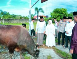 Gelar Shalat Idul Adha Berjamaah, Elfianah Sampaikan Bantuan dari Presiden dan Partisipasi Kurban Masyarakat Di Mesuji Meningkat