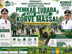 Peringati Hari Lingkungan Hidup, Pemkab Tubaba Ajak Warga Korve Massal