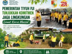 Pemerintah Tiyuh PJI Tunjukkan Komitmen Jaga Lingkungan Lewat Korve Massal