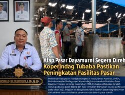 Atap Pasar Dayamurni Segera Direhab, Koperindag Tubaba Pastikan Peningkatan Fasilitas Pasar
