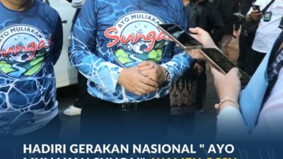 Dari Ciliwung, Wamen ATR/BPN Gaungkan Gerakan Muliakan Sungai