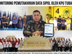 KPU Tubaba Lakukan Monitoring Parpol, Ingatkan Data Sipol Diperbarui