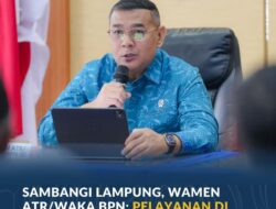 Wamen ATR/BPN: Loket Jadi Penentu Kualitas Layanan BPN di Daerah