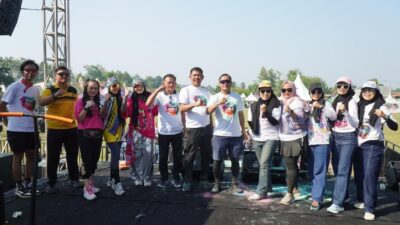 Wabup Tubaba Buka Color Run Hero Project 2026, Warga Diminta Kurangi Sampah Plastik