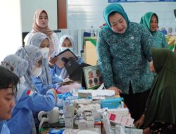 Ketua I TP PKK Tubaba Tinjau Tubaba Q Sehat, Warga Dapat Berobat Gratis