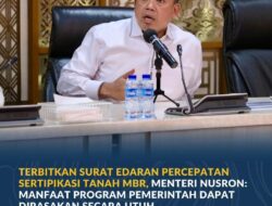 ATR/BPN Percepat Sertipikasi Tanah untuk MBR, Sasar 1,1 Juta Rumah
