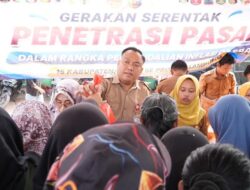 Diserbu Warga, Pasar Murah Tubaba Ludes Kurang Sejam