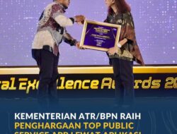 Sentuh Tanahku Antar ATR/BPN Raih Penghargaan Layanan Digital Nasional