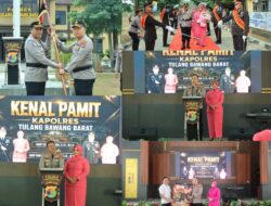 AKBP Himmawan Resmi Jabat Kapolres Tubaba, AKBP Sendi Dilepas