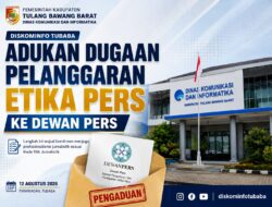 Diskominfo Tubaba Adukan Berita Internet ke Dewan Pers