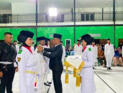 Gelar Pengukuhan Anggota Paskibraka Way Serdang, Camat Suryadi Tegaskan Pentingnya Jiwa Patriotisme Pemuda