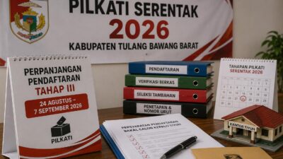 Pilkati Tubaba: 7 Tiyuh Perpanjang Pendaftaran Tahap III