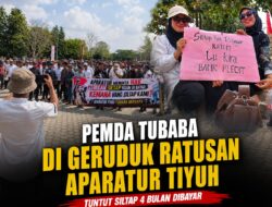 Siltap Lama Nunggak, Pemda Tubaba Digruduk Ratusan Aparatur Tiyuh