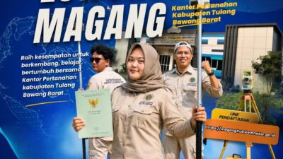 Kantor Pertanahan Tubaba Buka 17 Kuota Magang