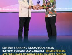 Sentuh Tanahku ATR/BPN Raih Penghargaan Digital Award 2026