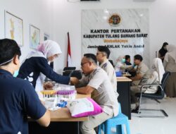 Kantor Pertanahan Tubaba Gelar Medical Check Up Pegawai