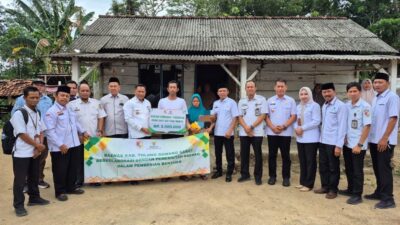 Baznas dan Pemkab Tubaba Salurkan Bantuan untuk Balita Penderita Hirschsprung